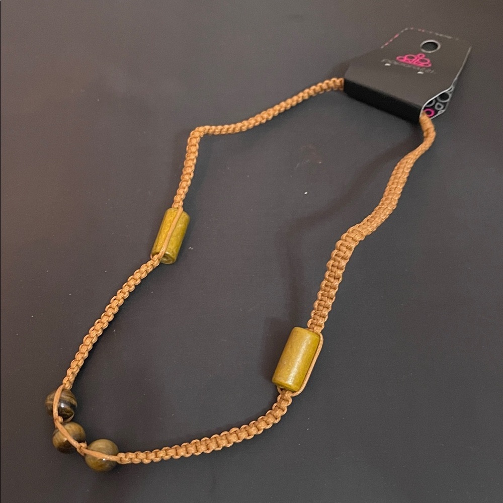 Paparazzi Braided Tan Necklace